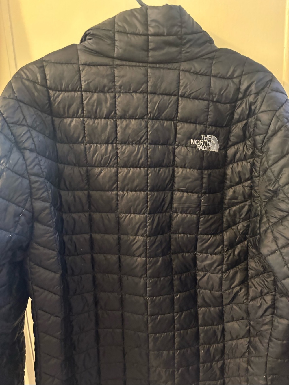 The North Face Black Quilted Jacket with Embroidered Patches-High West Distill - Picture 8 of 8